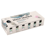 Sada barev na mramorování Kreul Magic Marble Chalky 6x20 ml