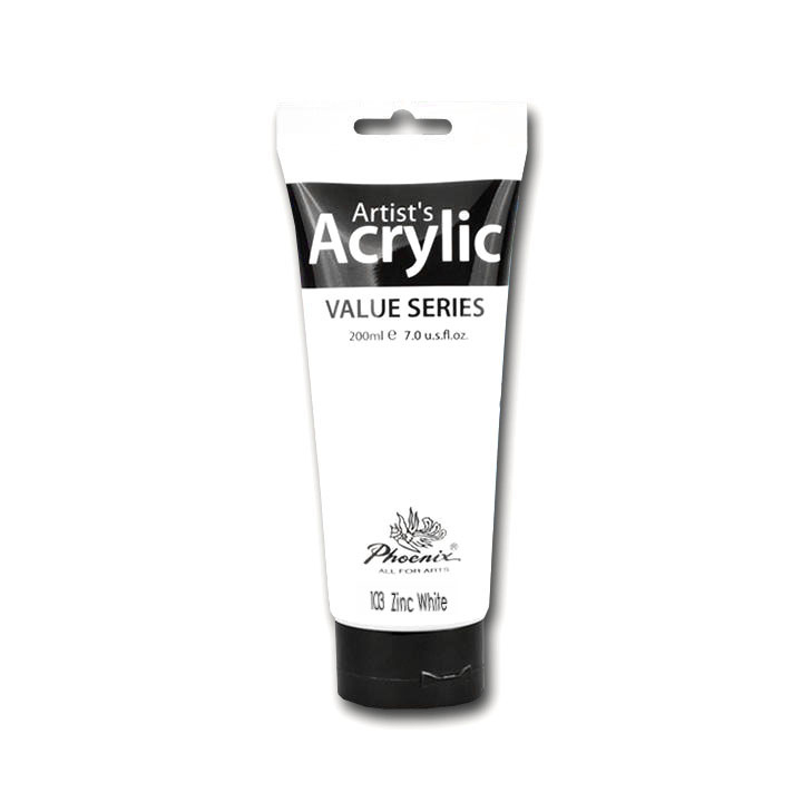 Akrylová barva PHOENIX 200 ml | různé odstíny