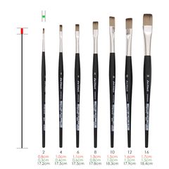 Plochý štětce Synthetics 3374 - da Vinci | č. 8