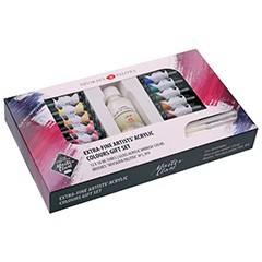 Dárkový set akrylových barev Artist s Master Class / 15 dílný