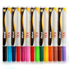 DARWI TEX Fixy na textil tenké 3 ml | různé odstíny