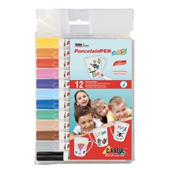 Sada fixů na porcelán 12 ks