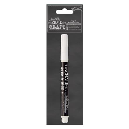 Křídové pero Chalk Kraft - bílá barva