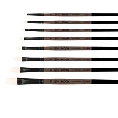 Syntetický oválný kartáč ROSA MOON 1203FR | Různé velikosti