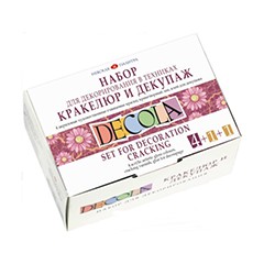 Sada barev Decola na dekorační krakelování / 6 dílná