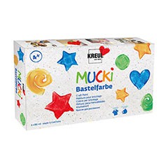 Sada dětských uměleckých barev MUCKI 6 x 80 ml