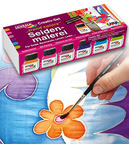 Sada barev na hedvábí - trend colors JAVANA