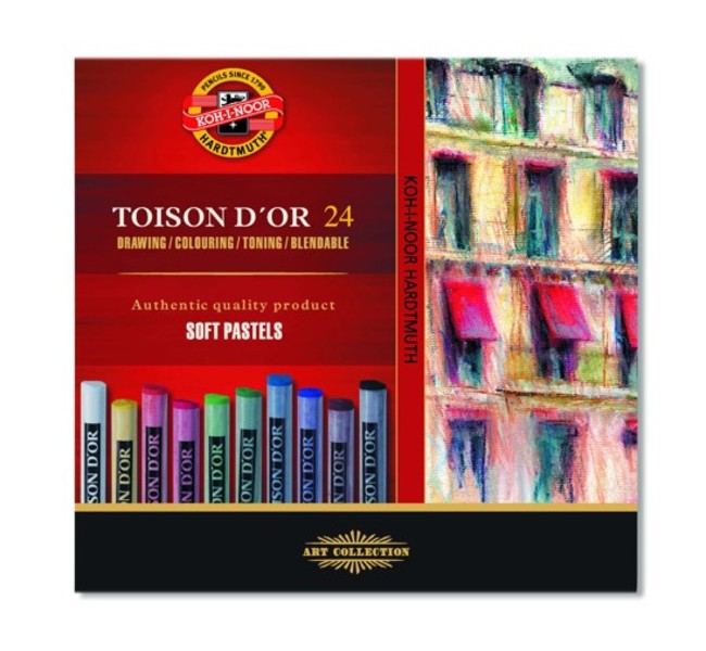 Sada suchých pastelů Toison D OR / 24 dílná