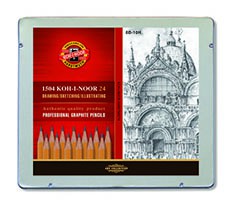 Sada grafitových tužek KOH-I-NOOR / 24 dílná