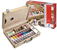 Kufřík / Akrylové barvy Van Gogh - základní box 10x40 ml