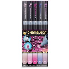 Sada popisovačů Chameleon 5 dílná - Floral Tones