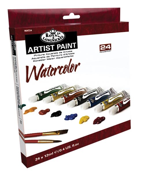 Akvarelové barvy ARTIST Paint 24x12ml 