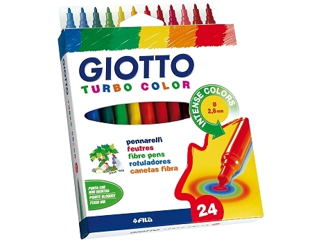 Markery GIOTTO TURBO COLOR / 24 barev