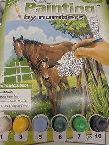 Kreatívní set na malováni - Kůň a hříbě 