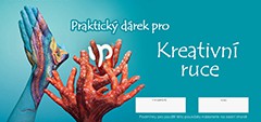 Dárkový POUKAZ - Praktický dárek pro kreativní ruce