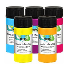 Barva na mramorování HOBBY Line Magic Marble Metallic 20 ml - různé barvy 