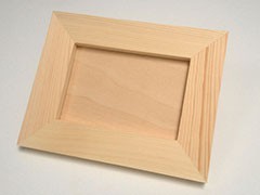 Dřevěný fotorámeček malý 18 x 23 cm