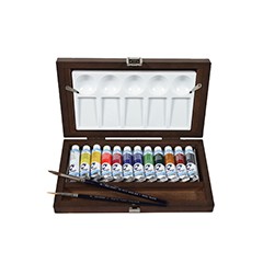 Akvarelové barvy Van Gogh 12x10ml + příslušenství