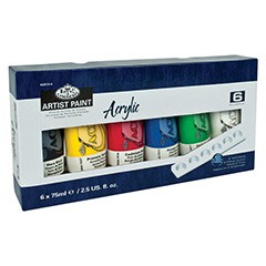 Sada akrylových barev Royal & Langnickel Essentials / 7 dílná