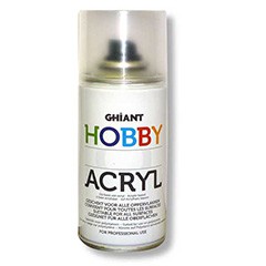 GHIANT závěrečný lak ve spreji - hobby-150 ml - LESKLÝ