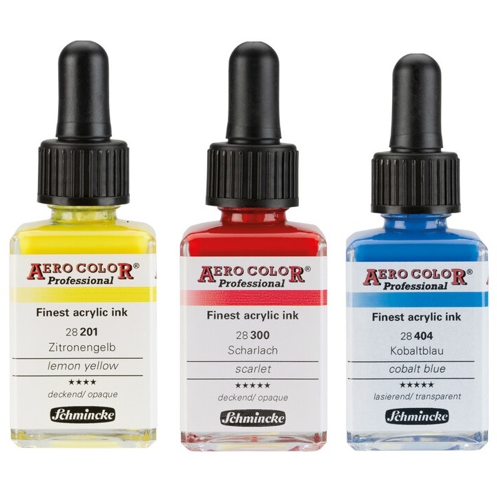 Akrylátový inkoust Schmincke AERO COLOR Professional Standard 28 ml | různé barvy