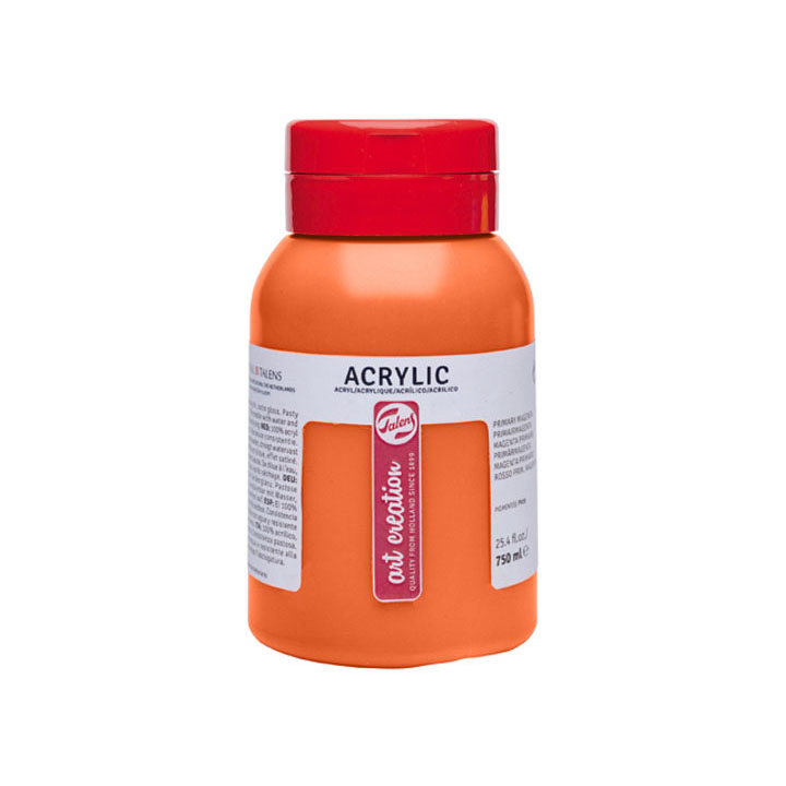 Akrylová barva ArtCreation Essentials 750 ml - azo oranžová - 276
