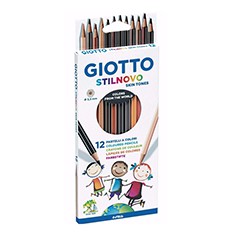 Barevné tužky GIOTTO Skin Tones / 12 barev