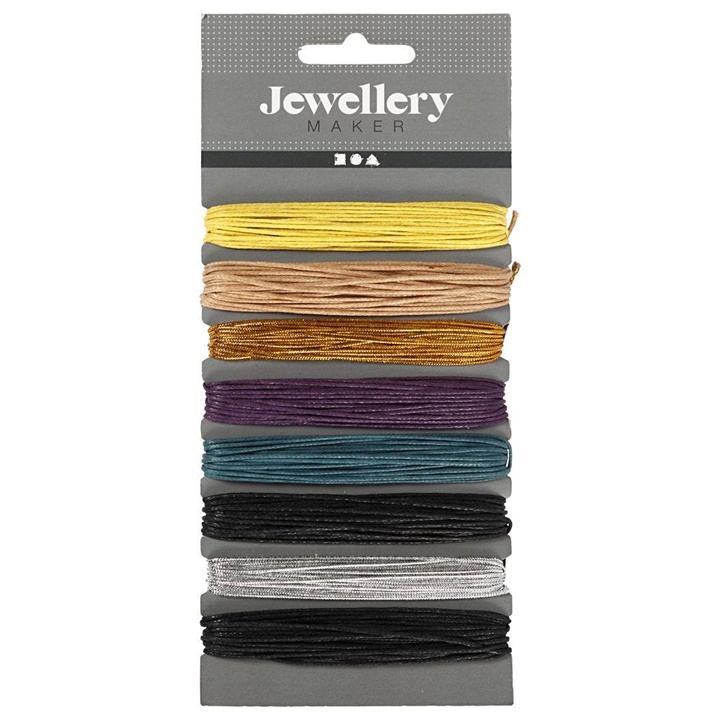 Bavlněná šňůrka - voskovaná - 8 x 5 m