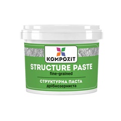 Bílá jemnozrnná strukturovací pasta od Kompozit | Různé svazky
