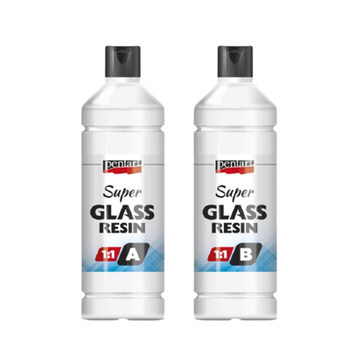 Čirá pryskyřice Super Glass Pentart 1: 1 - 250 ml