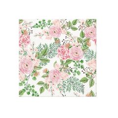 Decoupage ubrousky - Rose hip flowers  - 1ks