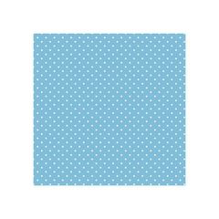 Decoupage ubrousky - White Dots on Blue  - 1ks