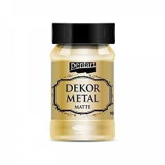 Dekorační barva Pentart 100 ml metalická matná