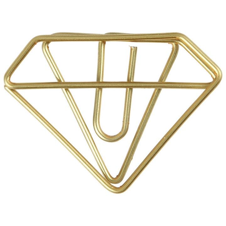 Dekorační sponky ve tvaru diamantu - 6 ks