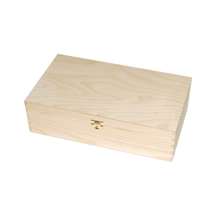 Dřevěná krabička na 2 vína 35x20x9.8 cm