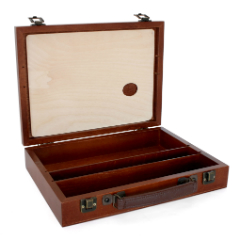 Dřevěný kufřík Renesans na barvy 32x23.5x6 cm