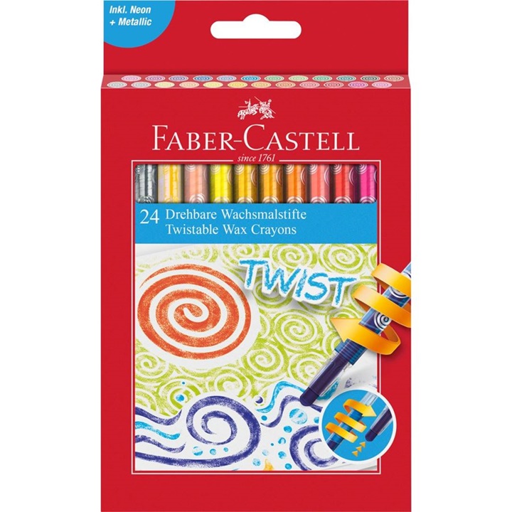 Faber-Castell vysouvací voskovky Twist / různé sety