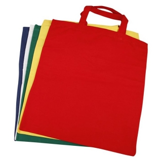 Bavlněná nákupní taška barevná - 5 ks