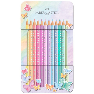 Faber Castell pastelové barvičky Sparkle 12 ks