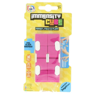 Fidget antistresová kostka | růžová