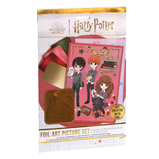Obrázky Harry Potter se zlatou fólií - kreativní sada