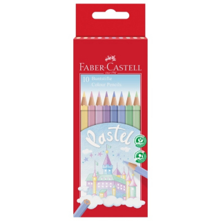 Pastelové barvičky Faber Castell 10 ks