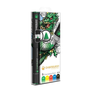 Popisovače Chameleon - Primary Tones / sada 5 ks