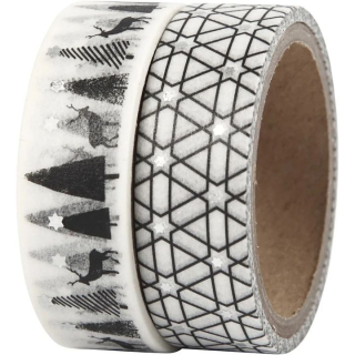Sada washi pásků Deer and pattern