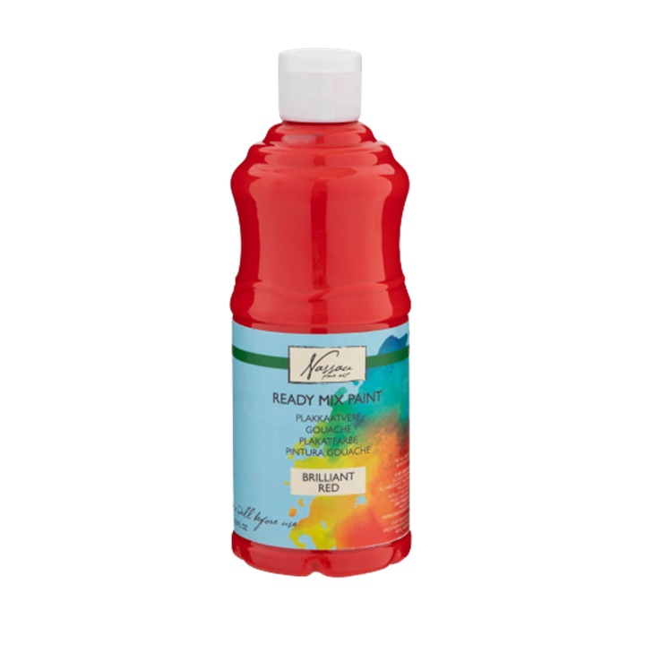 Gvašové barvy Nassau - 500 ml | různé odstíny