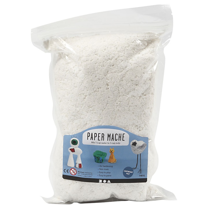 Hmota na paper mechu 140g - bílá