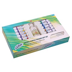 Dárkový set akrylových barev Ladoga / 15 dílný