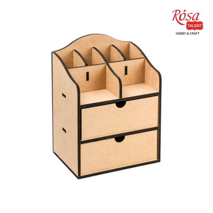 MDF organizér - komoda se 2 zásuvkami ROSA TALENT 20x15x26 cm