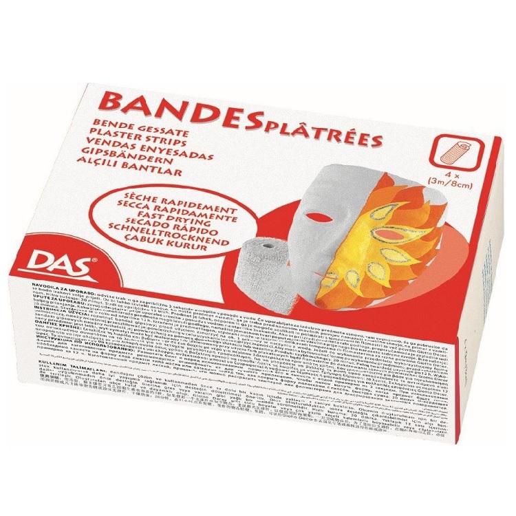 Modelovací pásky DAS Plaster Strips / 4x 3m / 8cm