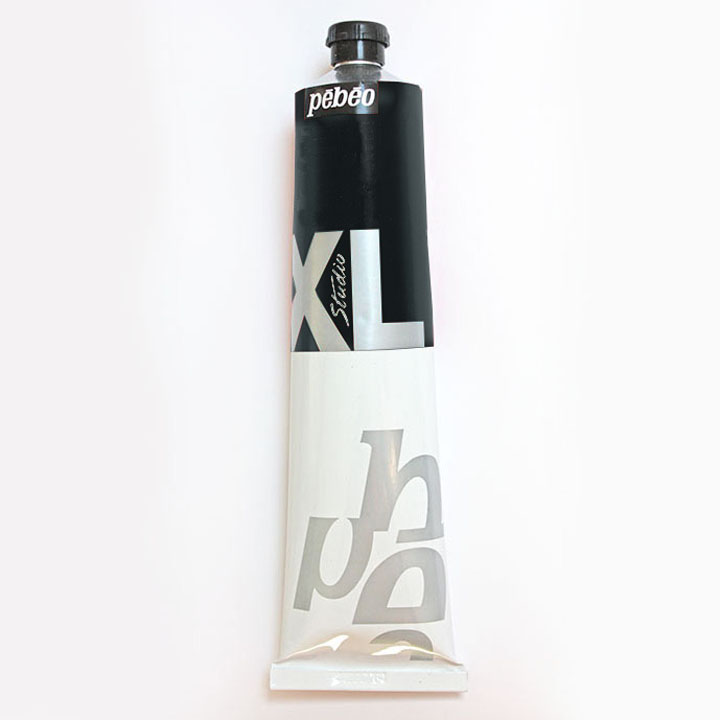 Olejová barva STUDIO XL 200 ml - slonovinově černá